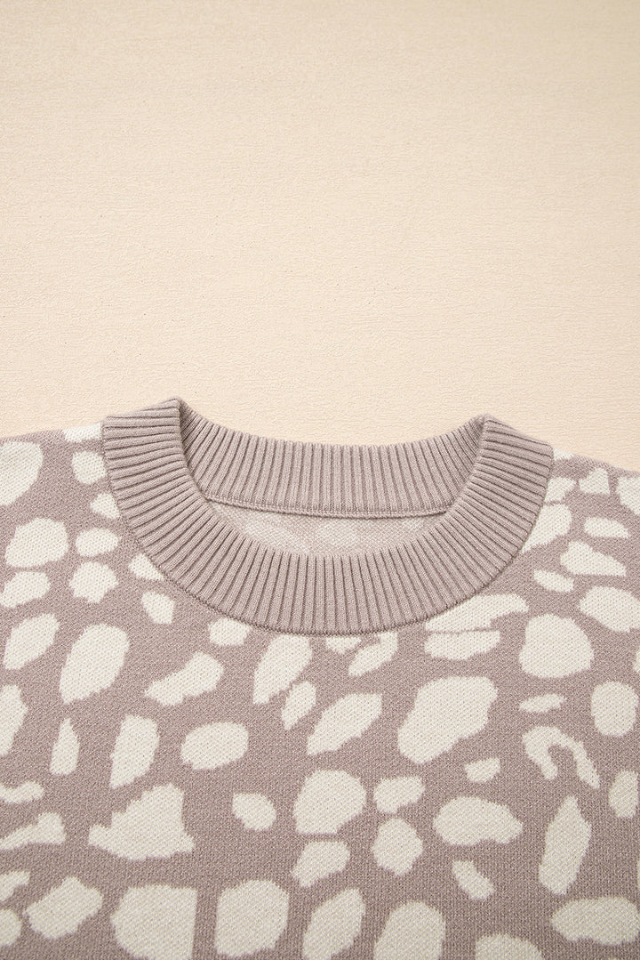 Avery Trim Drop Shoulder Sweater