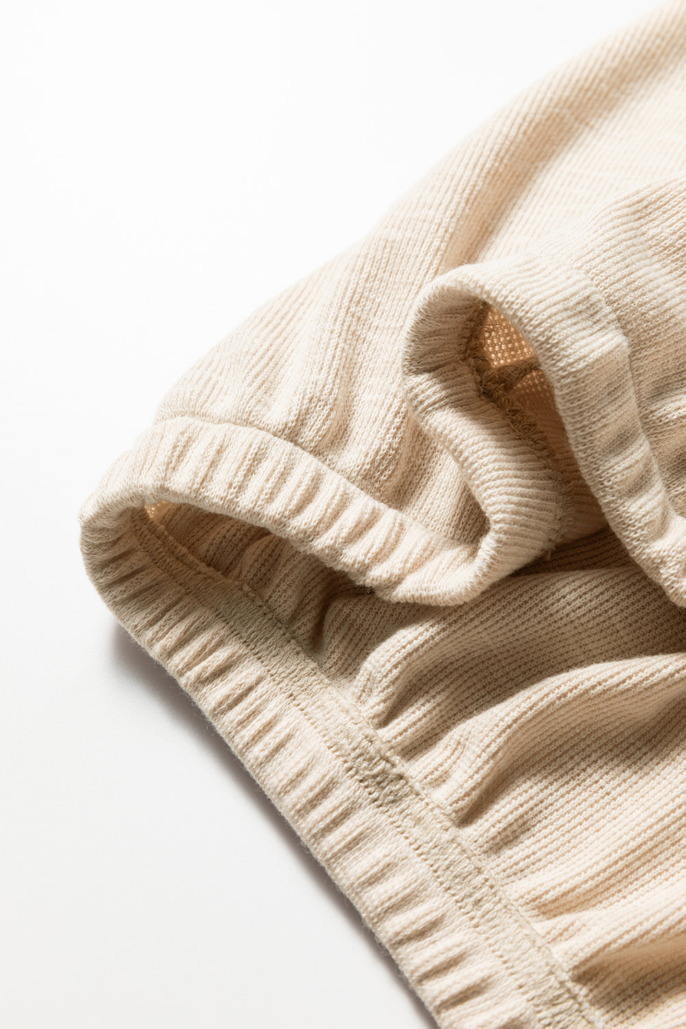 Jet Stream Textured Pleated Drop Shoulder Long Sleeve Knit Top