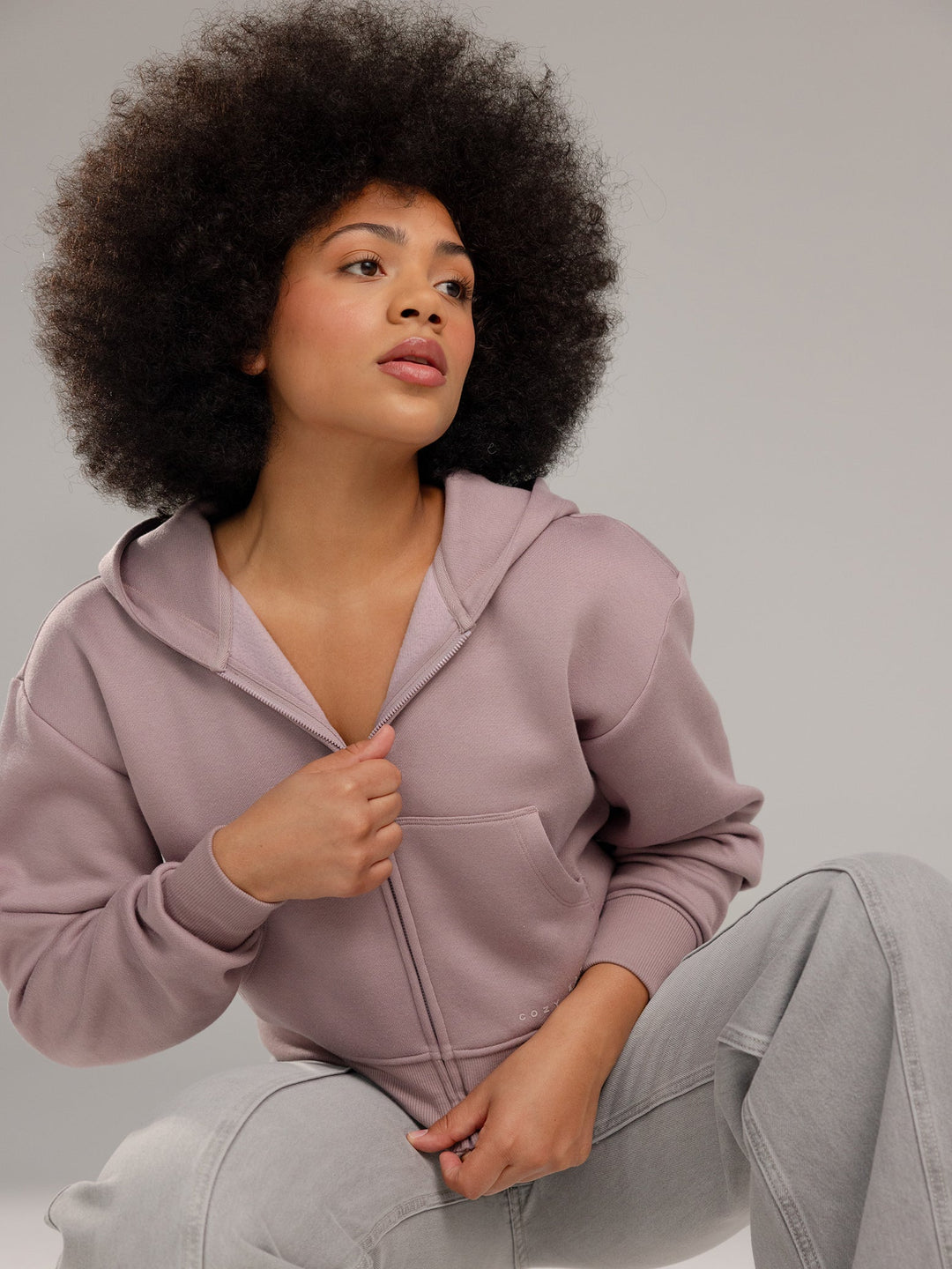 Women's CityScape Cropped Full Zip - Last Chance