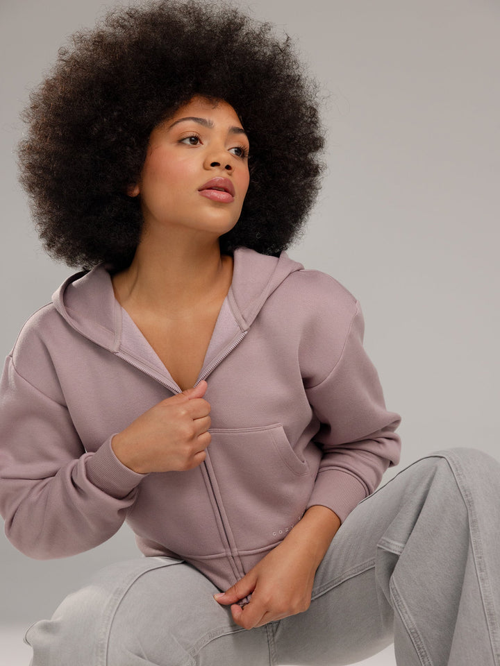 Women's CityScape Cropped Full Zip - Last Chance