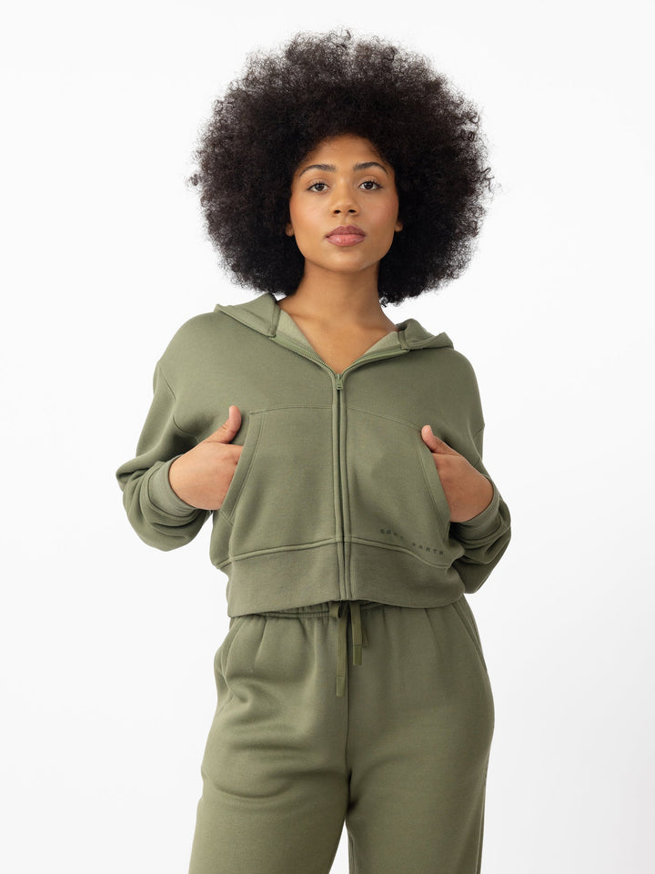 Women's CityScape Cropped Full Zip - Last Chance