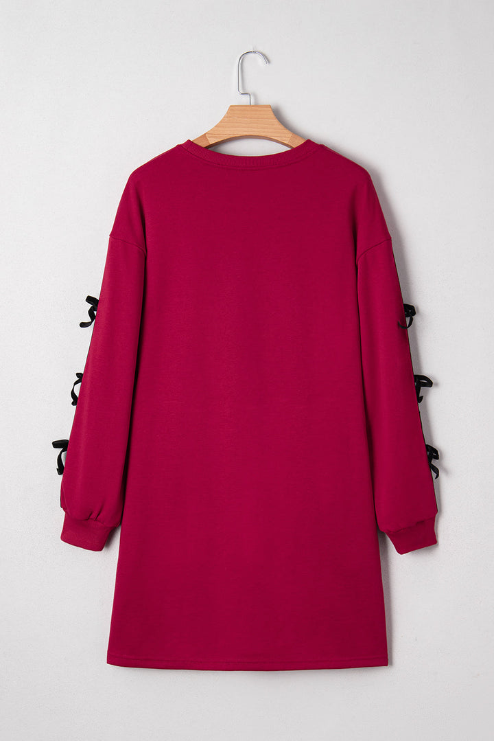 Priscilla Drop Shoulder Sweatshirt Dress