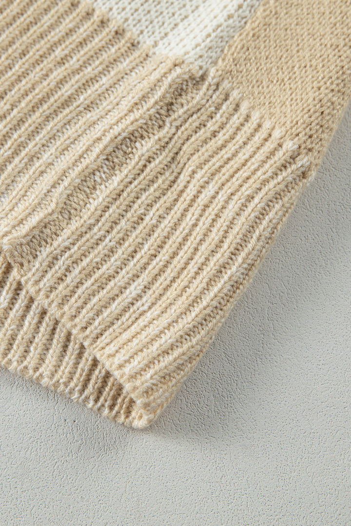 Vivifira Print Drop Shoulder Sweater