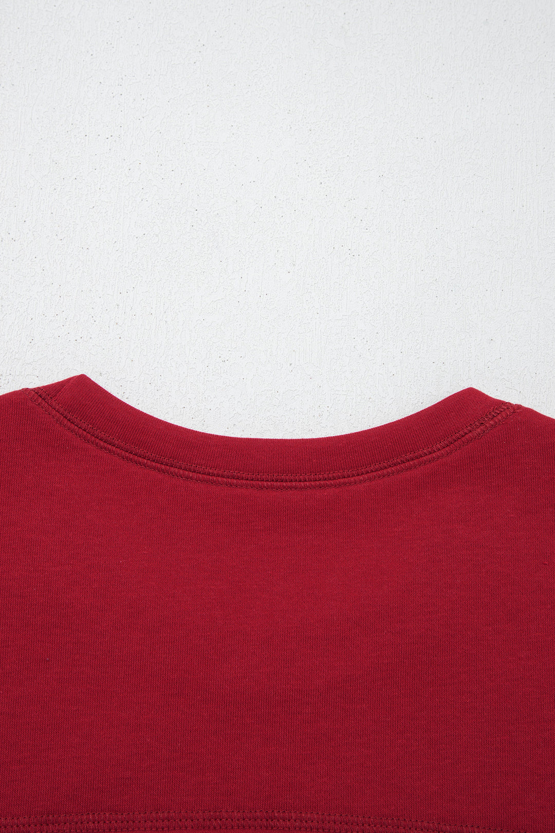 Racing Red Drop Shoulder Boxy Tee and Barrel Pants Set