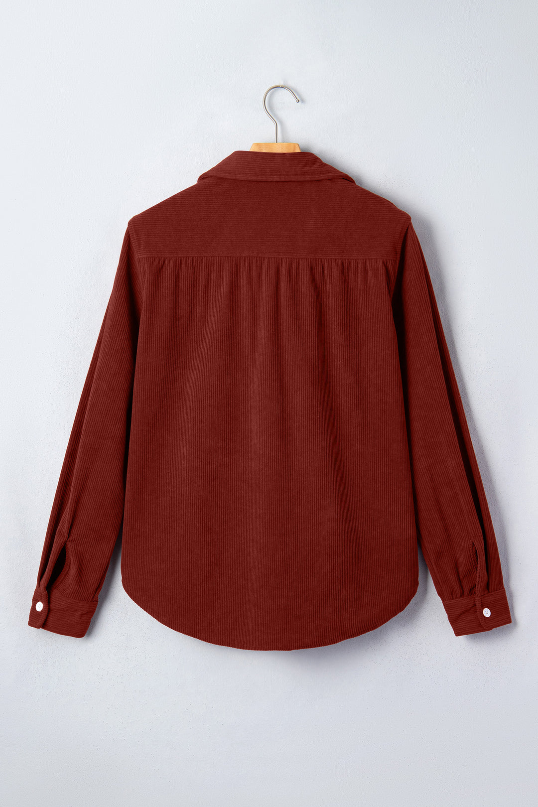 Clay Adjustable Cuff Long Sleeve Corduroy Shirt