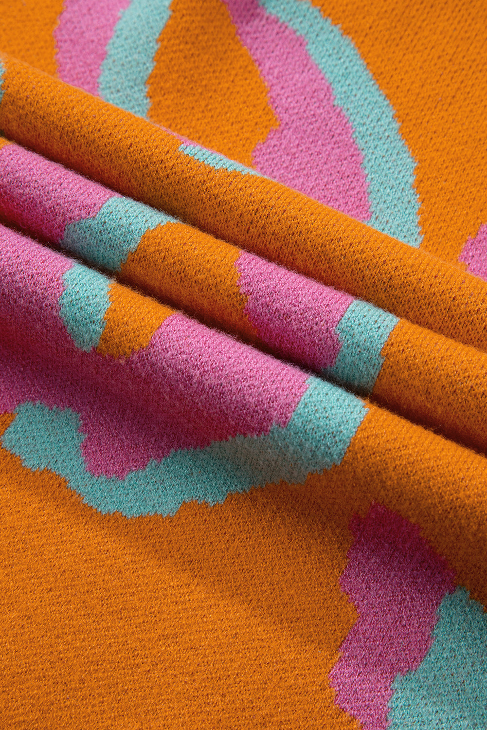 Sophia Colorblock Ribbed Edge Sweater