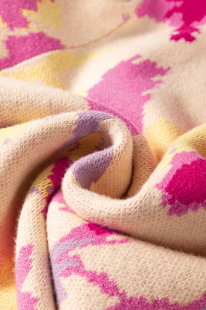 Aria Colorblock Balloon Sleeve Sweater