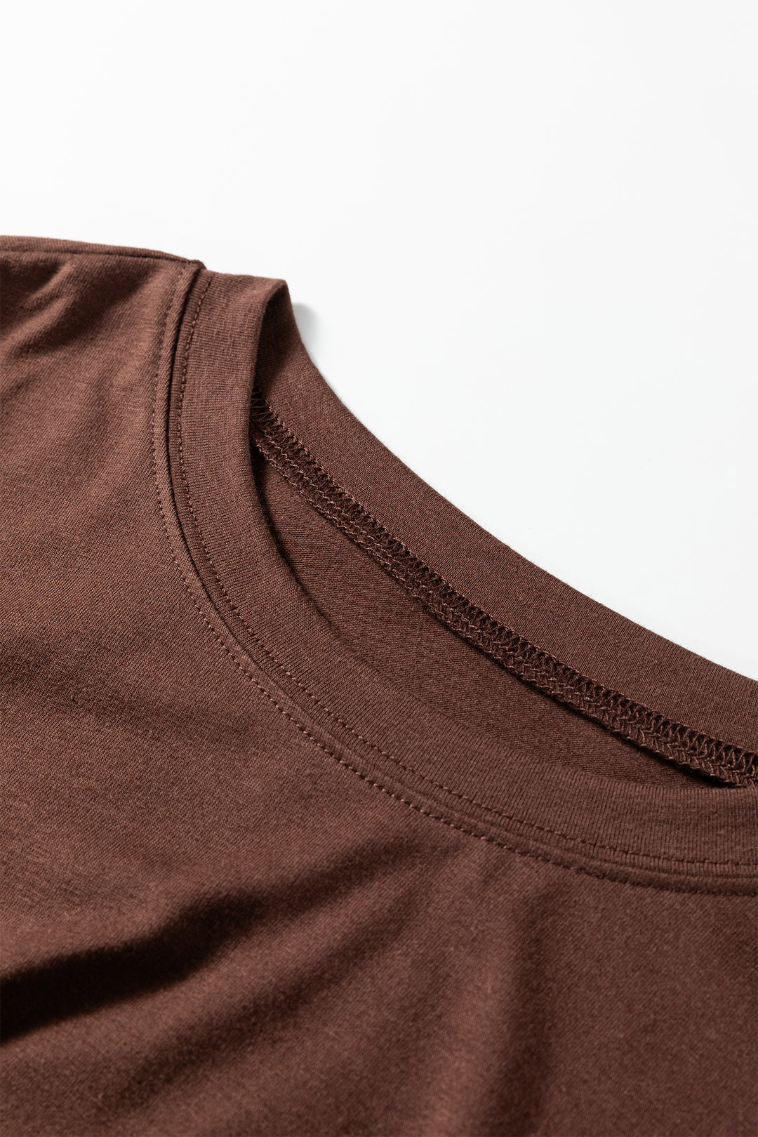 Red Sandalwood Floral Patchwork Short Sleeve T Shirt Loose Maxi Dress