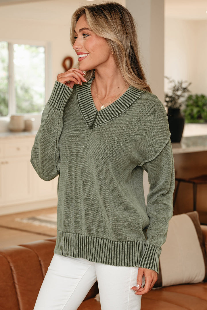 Alma Drop Shoulder Loose Sweater