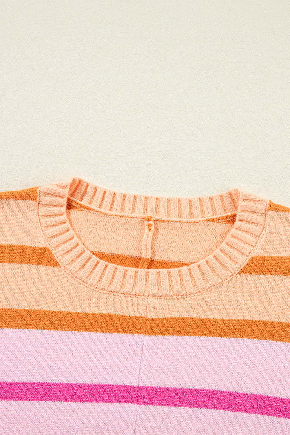 Sophia Ribbed Edge Loose Sweater