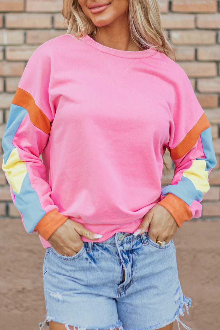 Veronica Colorblock French Terry Top