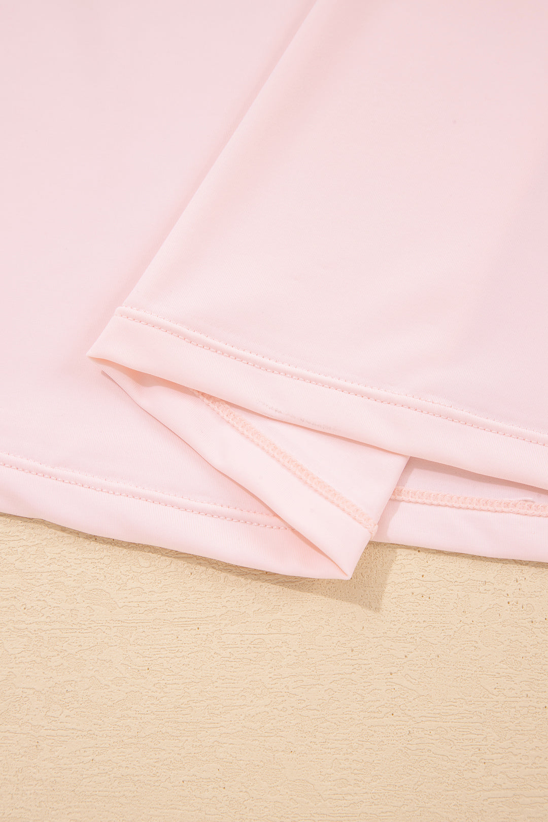 Pink Plus Size Build-in Shorts Sleeveless Dress With Short Two Piece Set