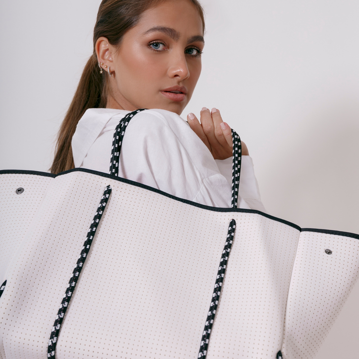 EVERYDAY TOTE WHITE PINK