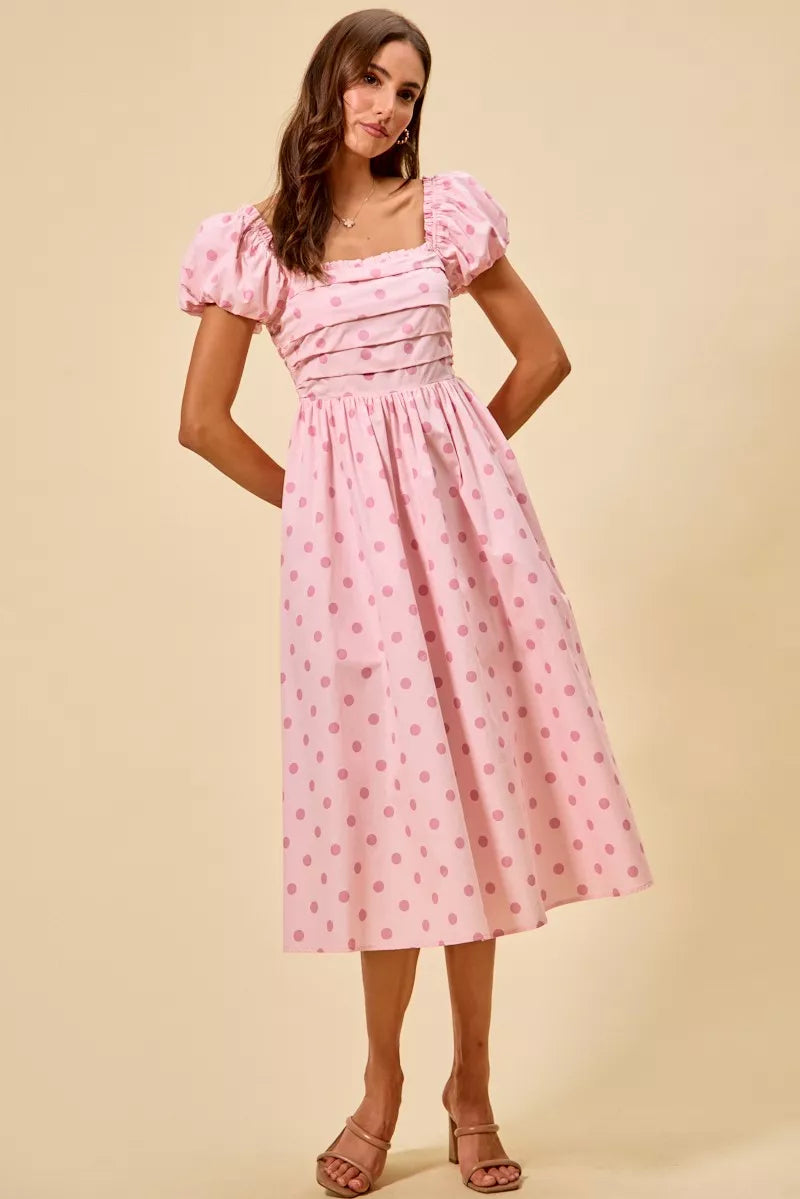 Strawberry Fields Midi Dress