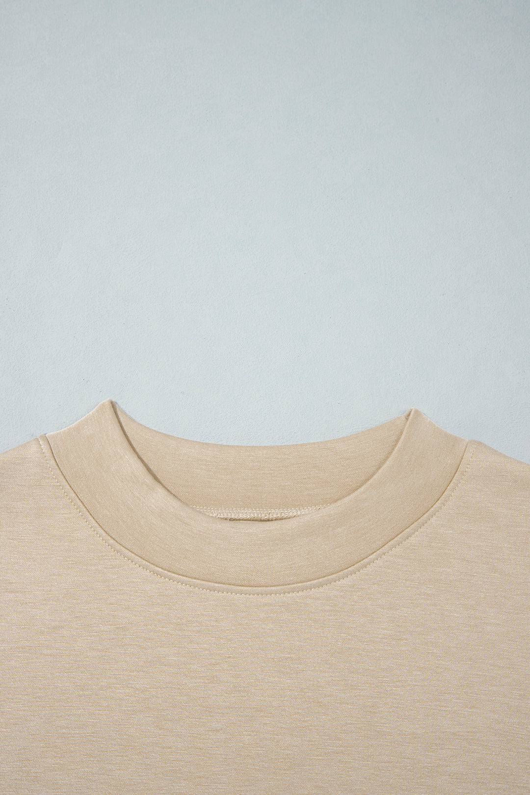 Coffee Camouflage Sleeve Crewneck Baggy Pullover Sweatshirt