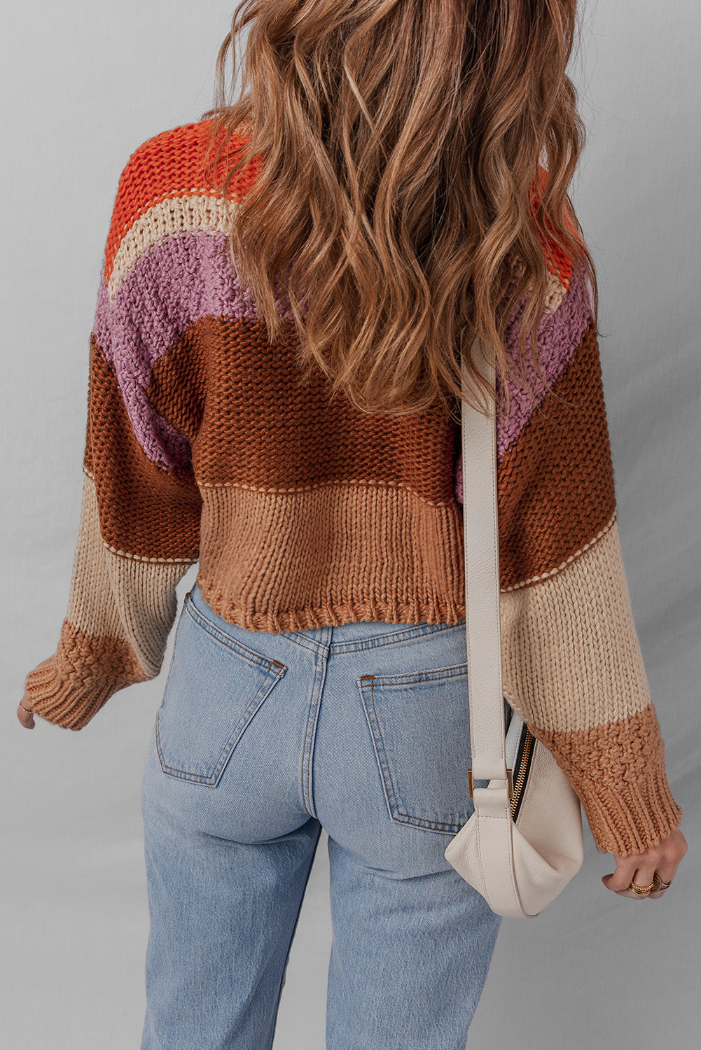 Lydia Cropped Knitted Sweater