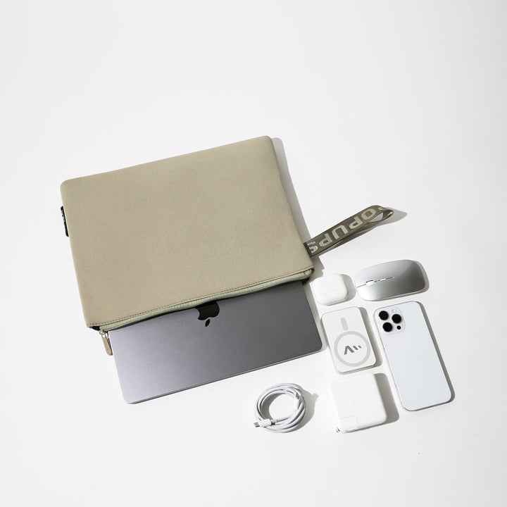 LAPTOP SLEEVE TAUPE