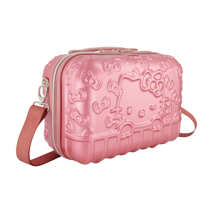 Hello Kitty Pink Molded Carry-on Train Case
