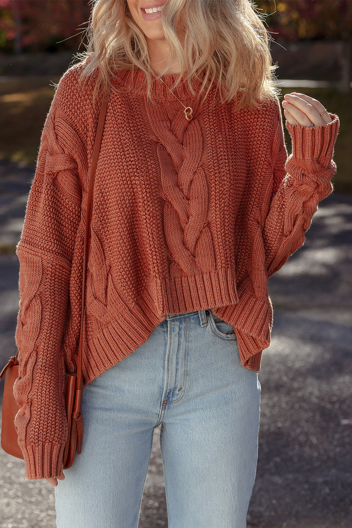 Willaira Slouchy Textured Knit Sweater