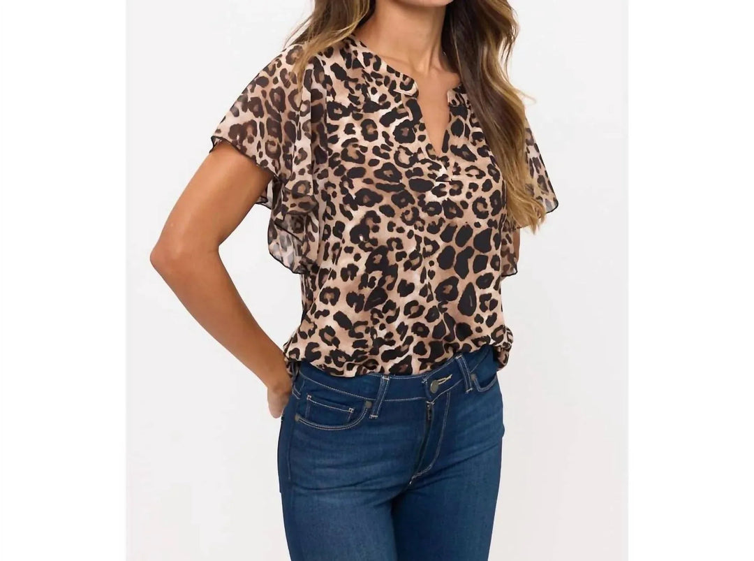 Animal Print Blouse