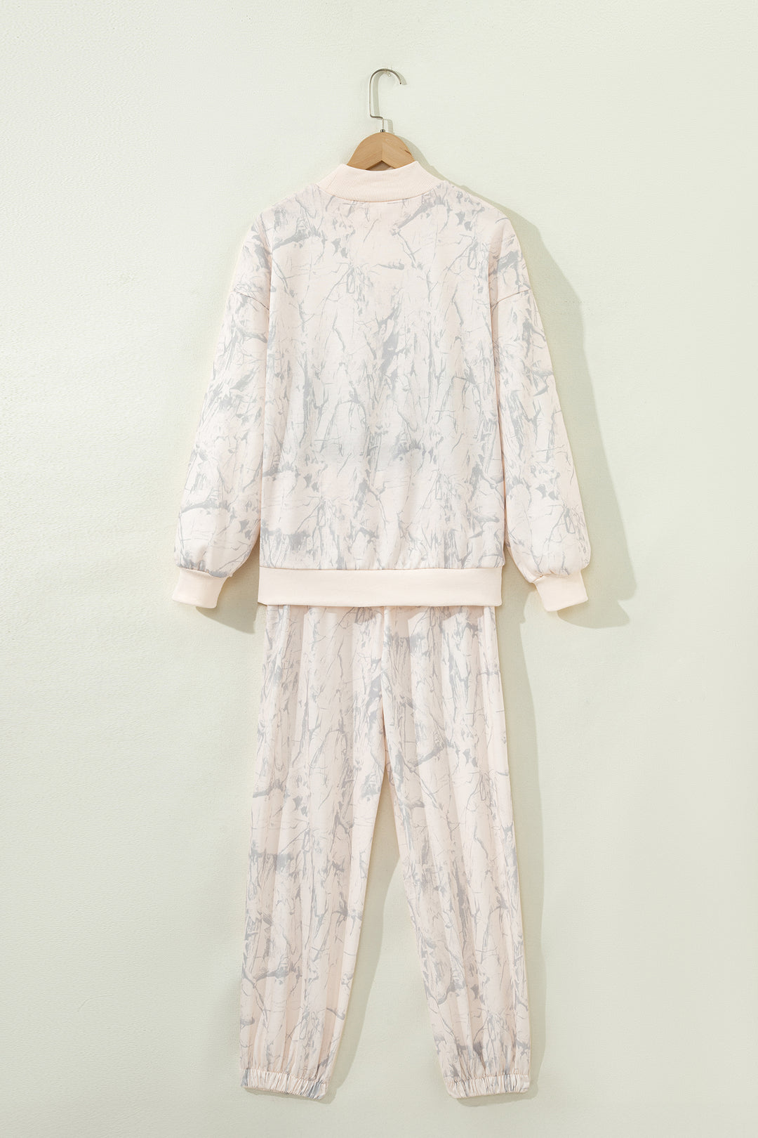 Khaki Camo Print Jogger Pants Set