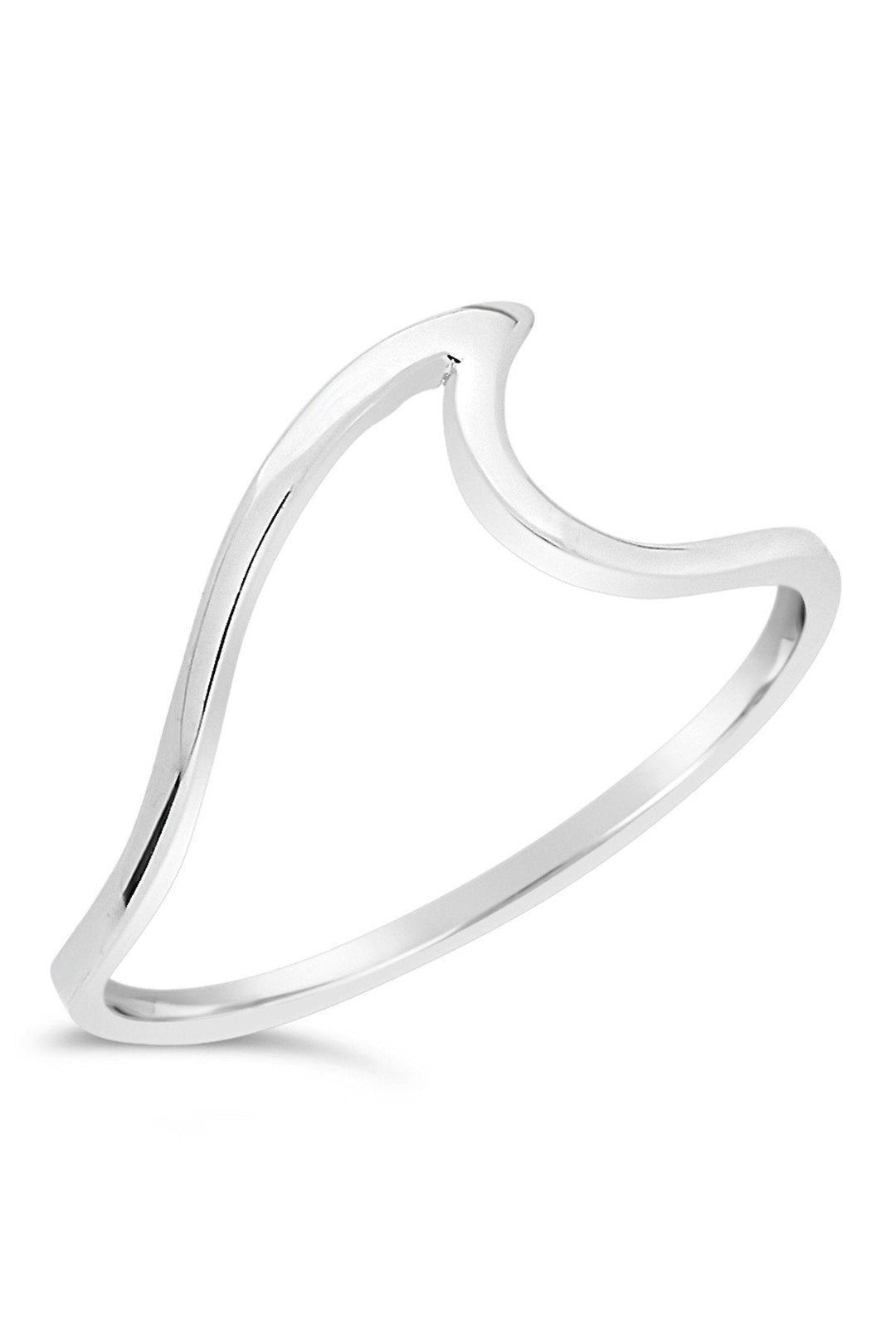 Sterling Silver Wave Ring