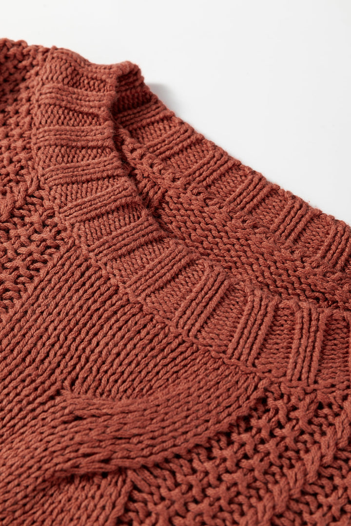 Willaira Slouchy Textured Knit Sweater