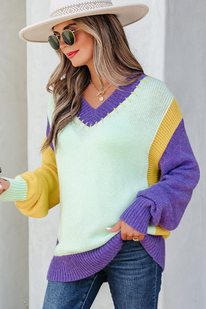 Colette Knitted Drop Shoulder Sweater