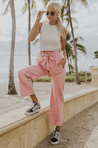 Willow Textured Cropped Tank