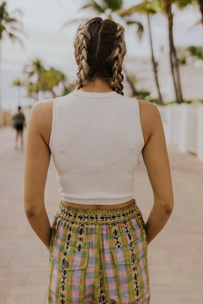 Willow Textured Cropped Tank