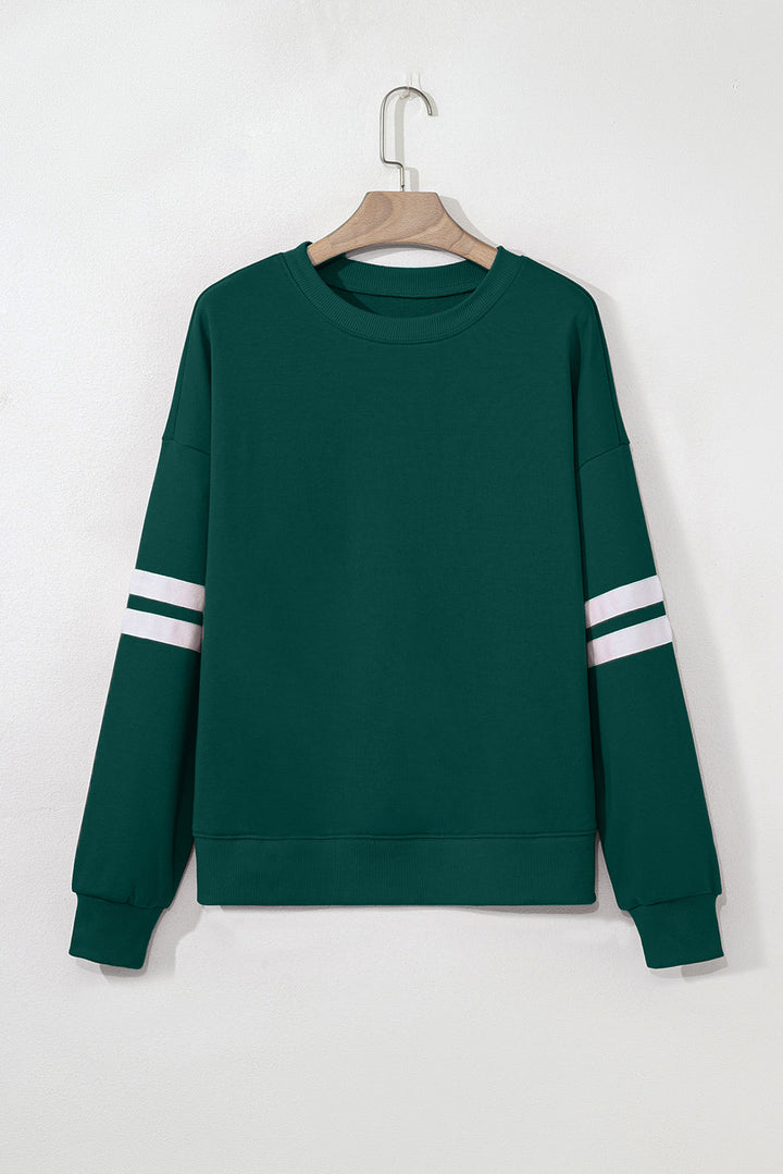 Taylor Striped Oversized Sweatshirt