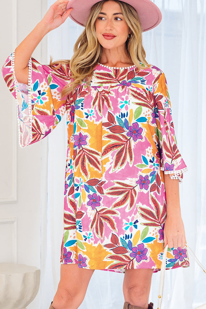 Emersyn Sleeve Swing Mini Dress