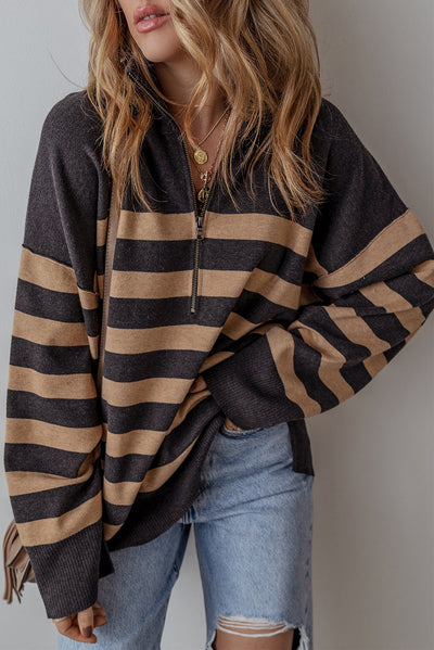 Adeline Stripe Oversized Sweater