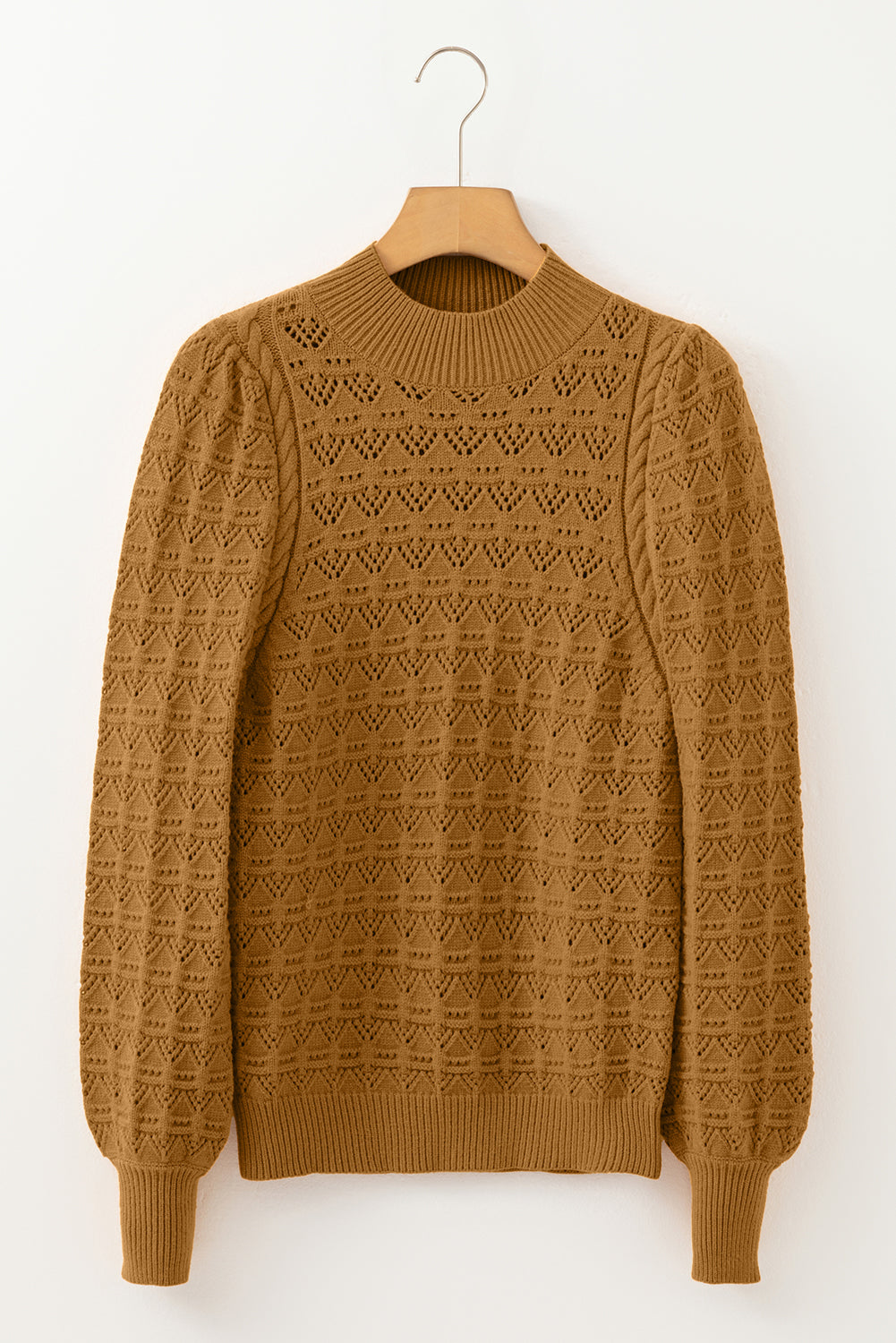 Aria Edge Balloon Sleeve Sweater