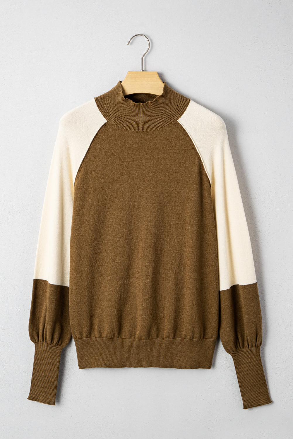 Kinley Puff Sleeve Mock Sweater