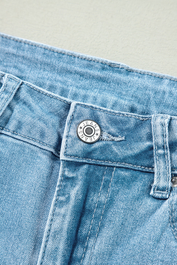 Dream Slit Leg Straight Jeans