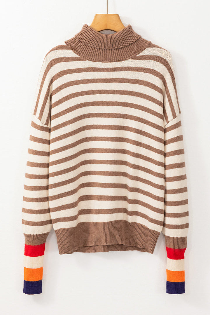 Caroline Bishop Sleeve Turtleneck Sweater