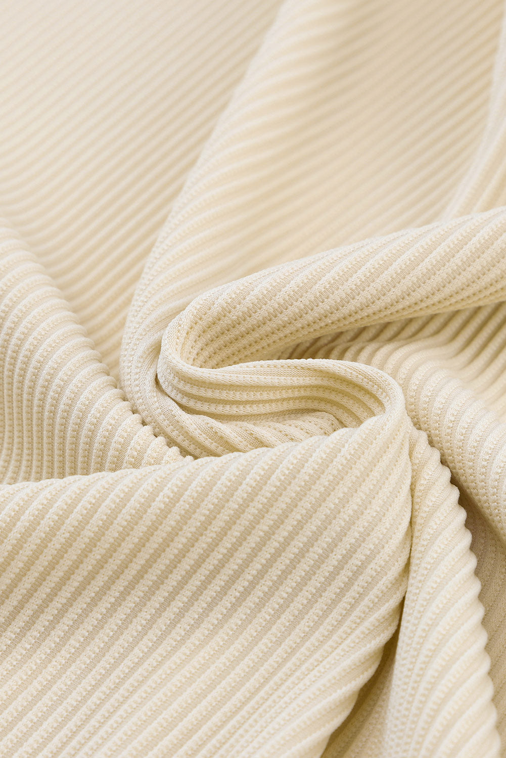 Isabella Texture Lace Trim Long Sleeve Top