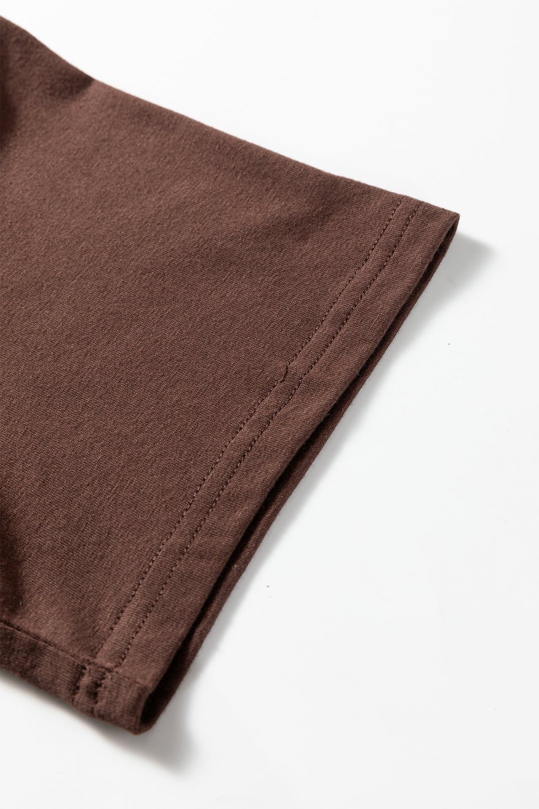 Red Sandalwood Floral Patchwork Short Sleeve T Shirt Loose Maxi Dress