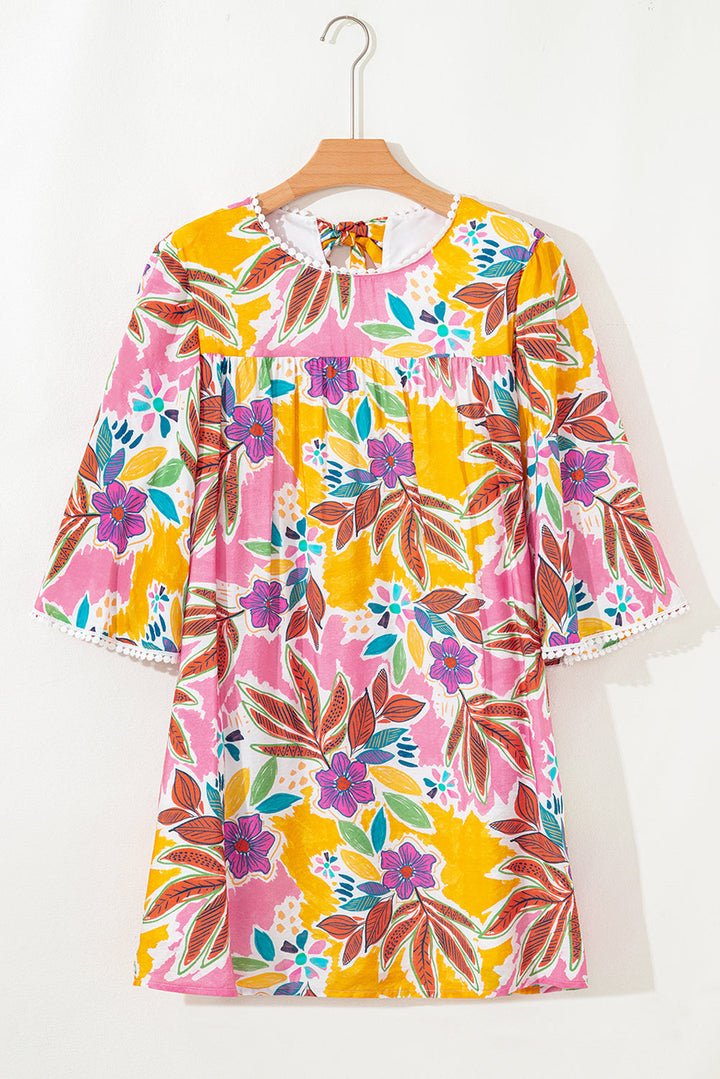 Emersyn Sleeve Swing Mini Dress