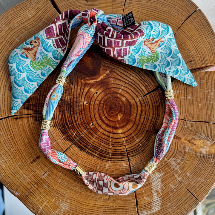 GEMELLI | BANDANA SCARF NECKLACE - WAVES + WONDER