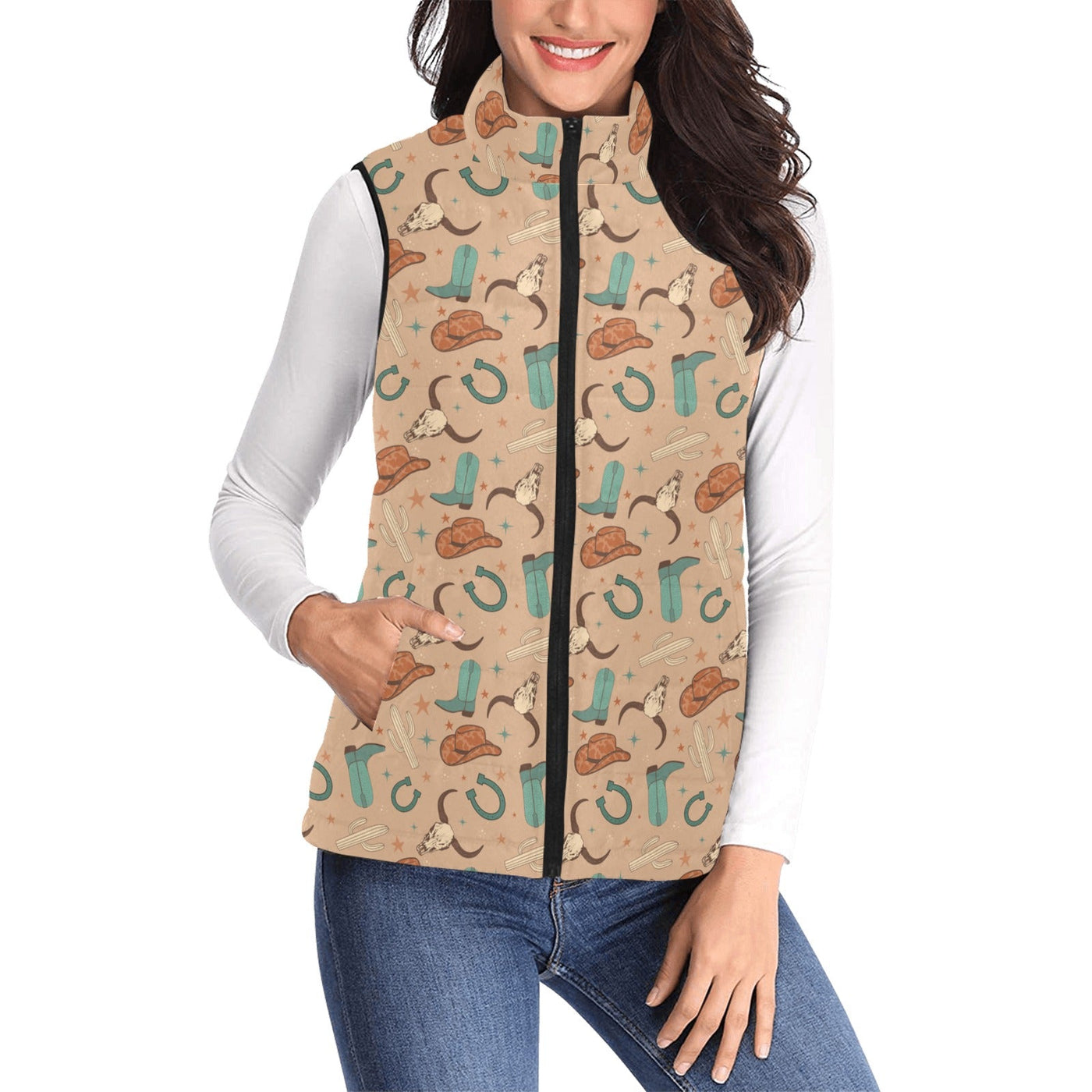 Totally Western Women's Western Puffy Vest