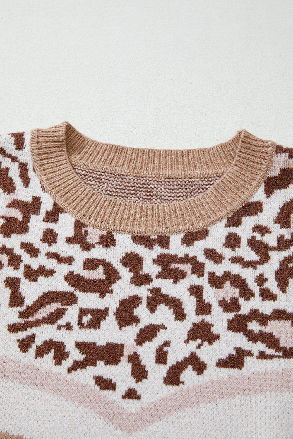 Eliana Block Knit Baggy Sweater