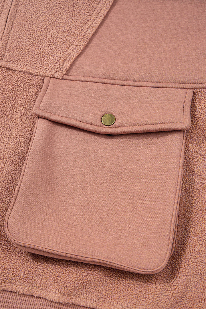 Mabel Half Zipper Baggy Sweatshirt