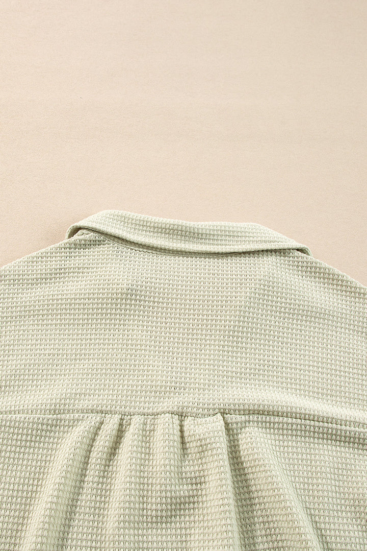 Dulce Parchment Textured Long Sleeve Lounge Set