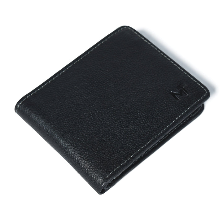 Classic Black Leather Wallet