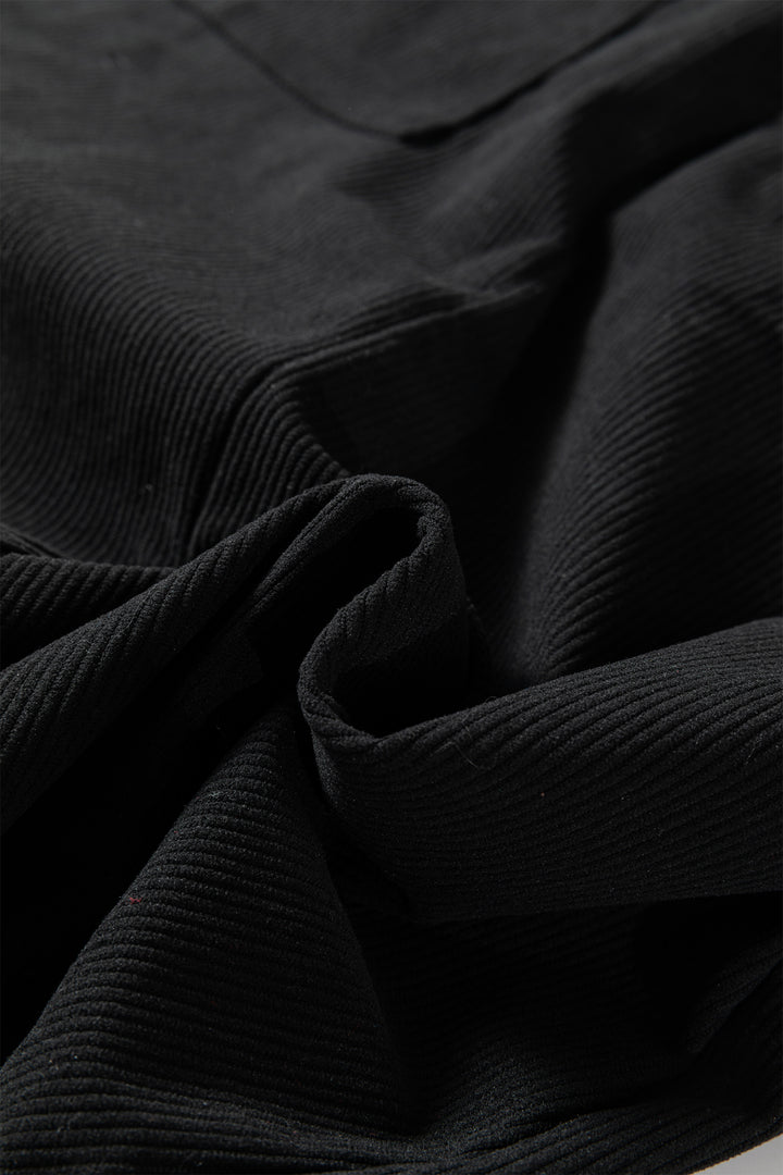 Coffee Front Slit Shift High Waist Midi Skirt