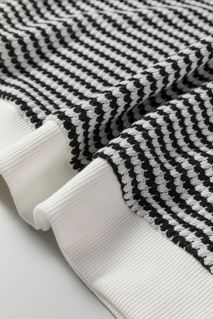 Taylor Hollowed Lace Patchwork Long Sleeve Top