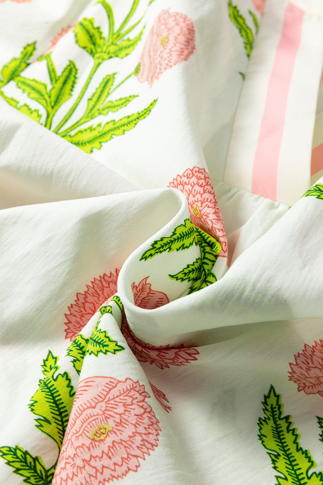 Casual Wild Flower Print V Neck 3/4 Sleeve Blouse