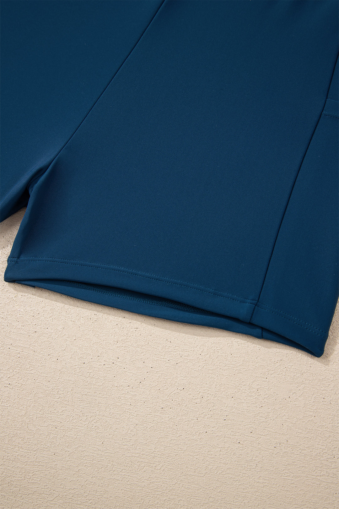 Sail Blue Color Block Patchwork Bow Knot Detail Sleeveless Swim Dress